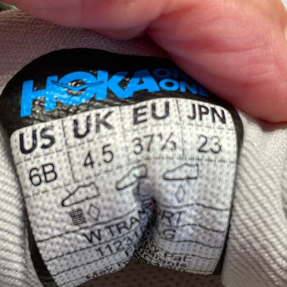 Hoka Harbor Mist Line Glow Transport Women's Athletic Sneakers Size 6B EUC - Picture 8 of 8